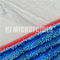 가구 Microfiber 젖은 Mop 패드 사각 파란 줄무늬 강선전도 단단한 실크 젖은 편평한 청소 mop 패드
