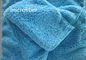 Microfiber 30 * 30cm 300gsm 파란 산호 양털 최고 연약한 차 손 부엌 청소 피복